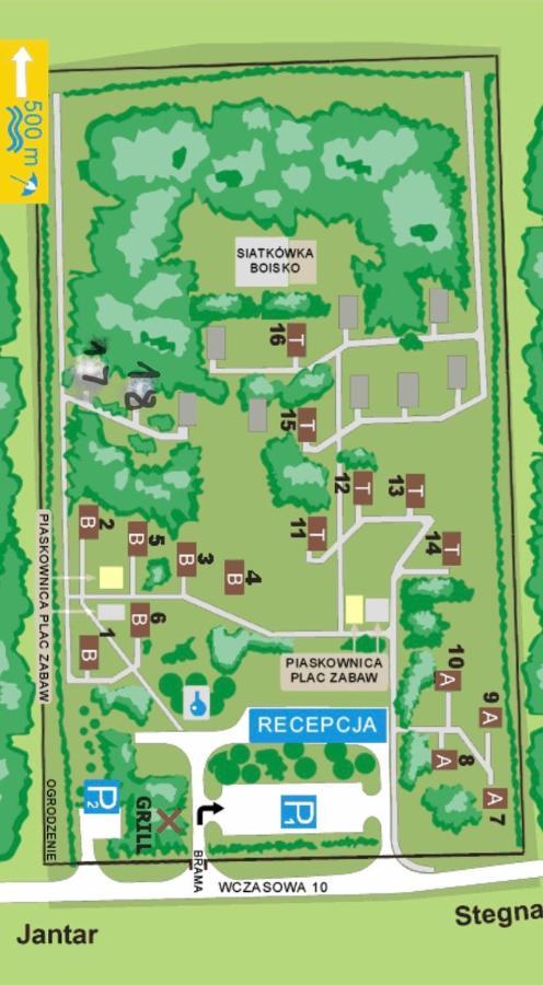 Leśnik Bungalow Stegna  Bagian luar foto